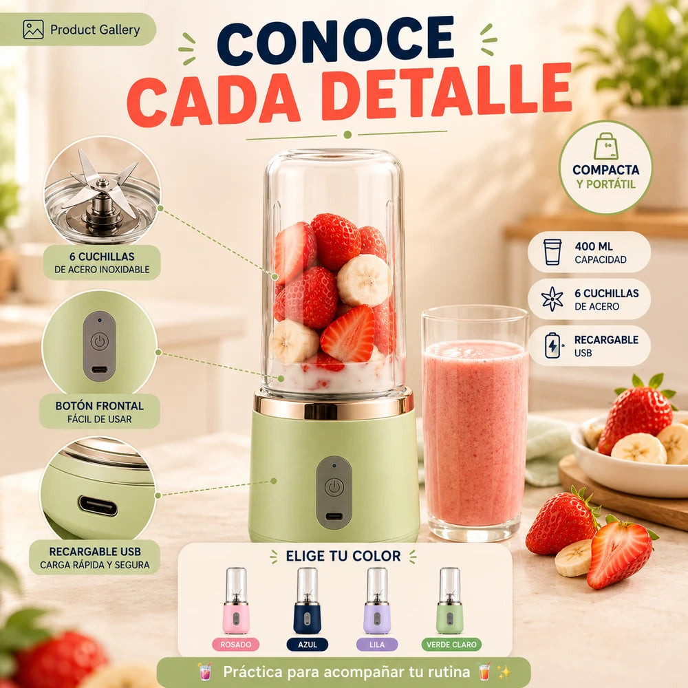 Mini Licuadora Portátil